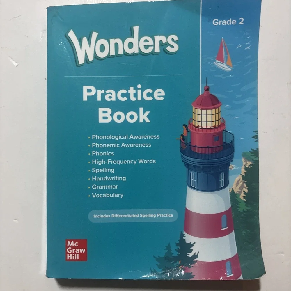 Wonders Grade 2 National Practice Paperback by Mcgraw Hill Not Written In EUC